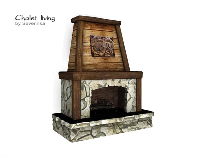 Chalet Fireplace Small