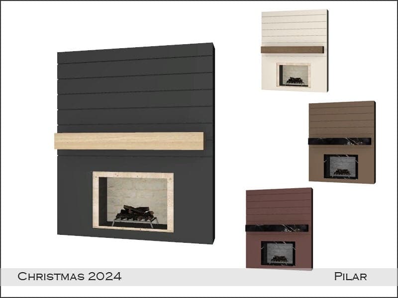 Pilar Christmas 2024 Fireplace