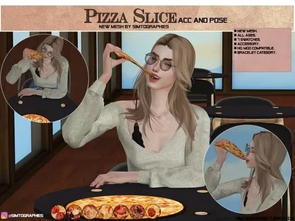 Pizza Slice Pose Pack