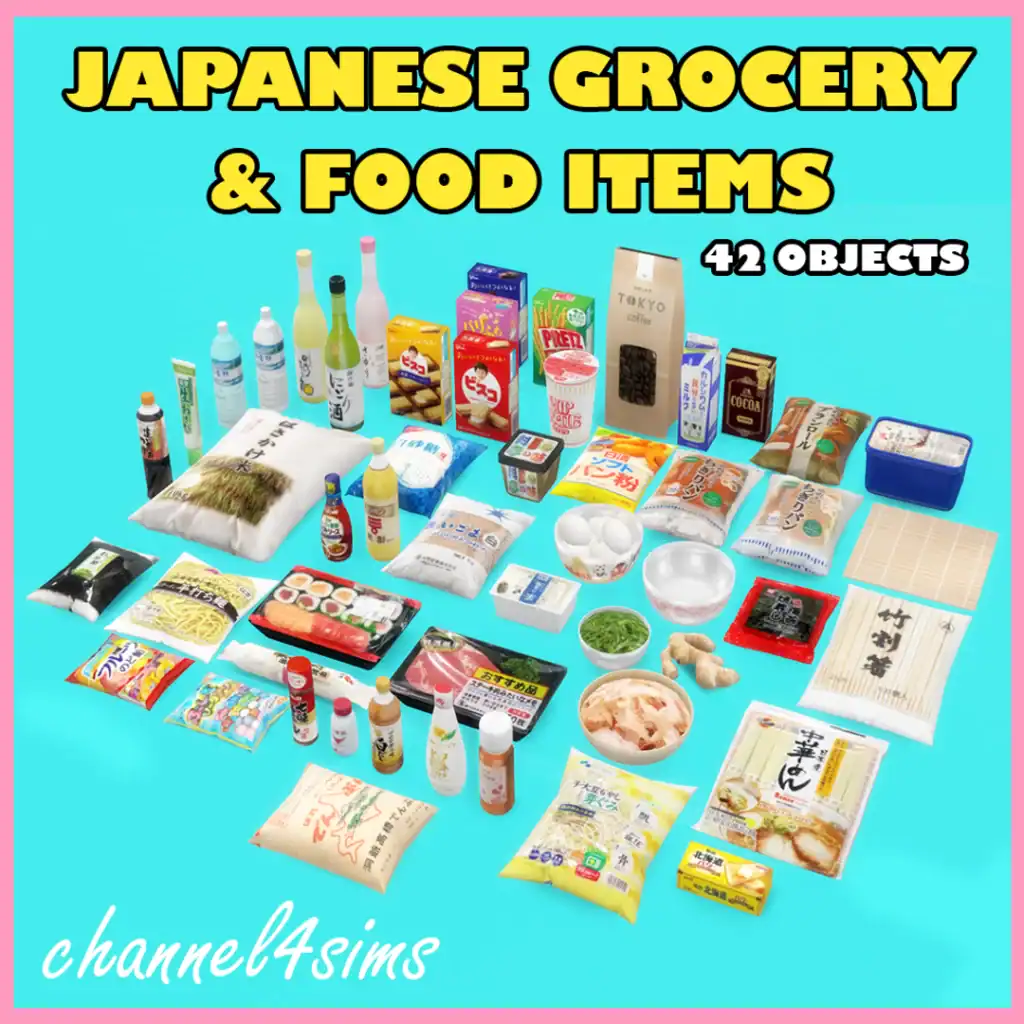 Japanese Grocery And Food Items