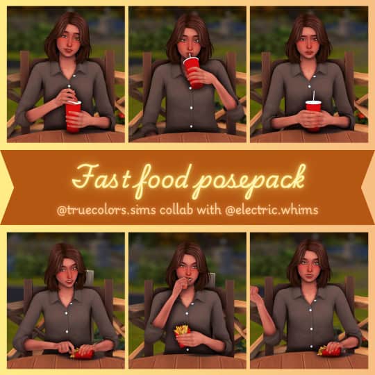 Fast Food Pose Pack