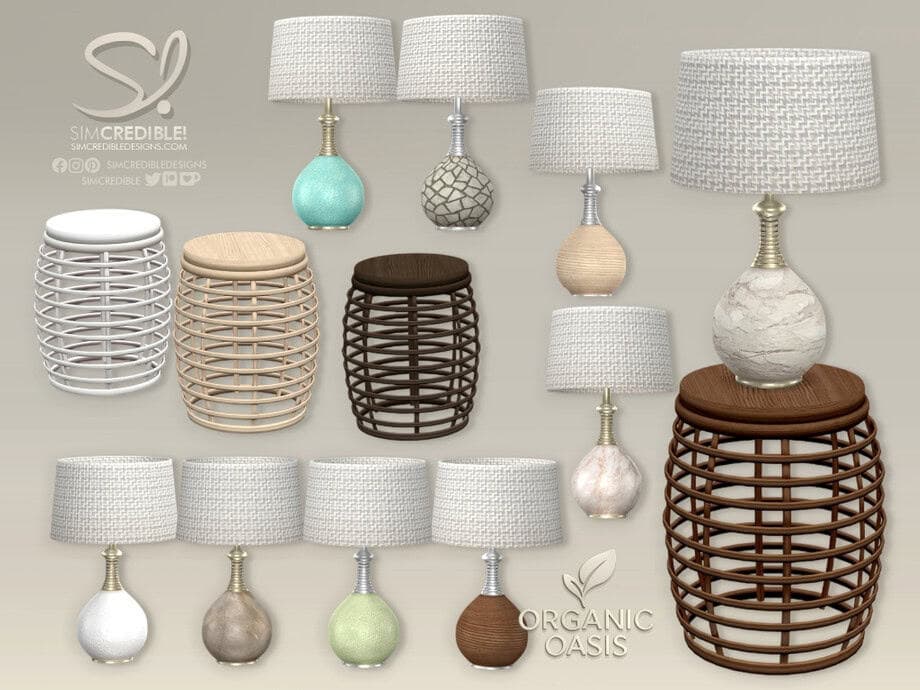Organic Oasis Hotel Suite Table Lamp