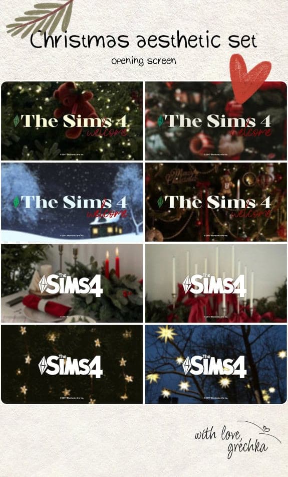 Christmas Aesthetic Set