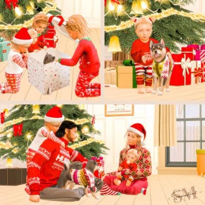 #146 Little Fur Present: Christmas Pose Pack Release