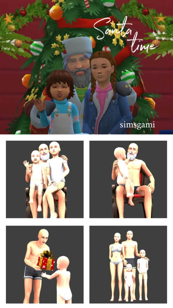 Santa Time Pose Pack
