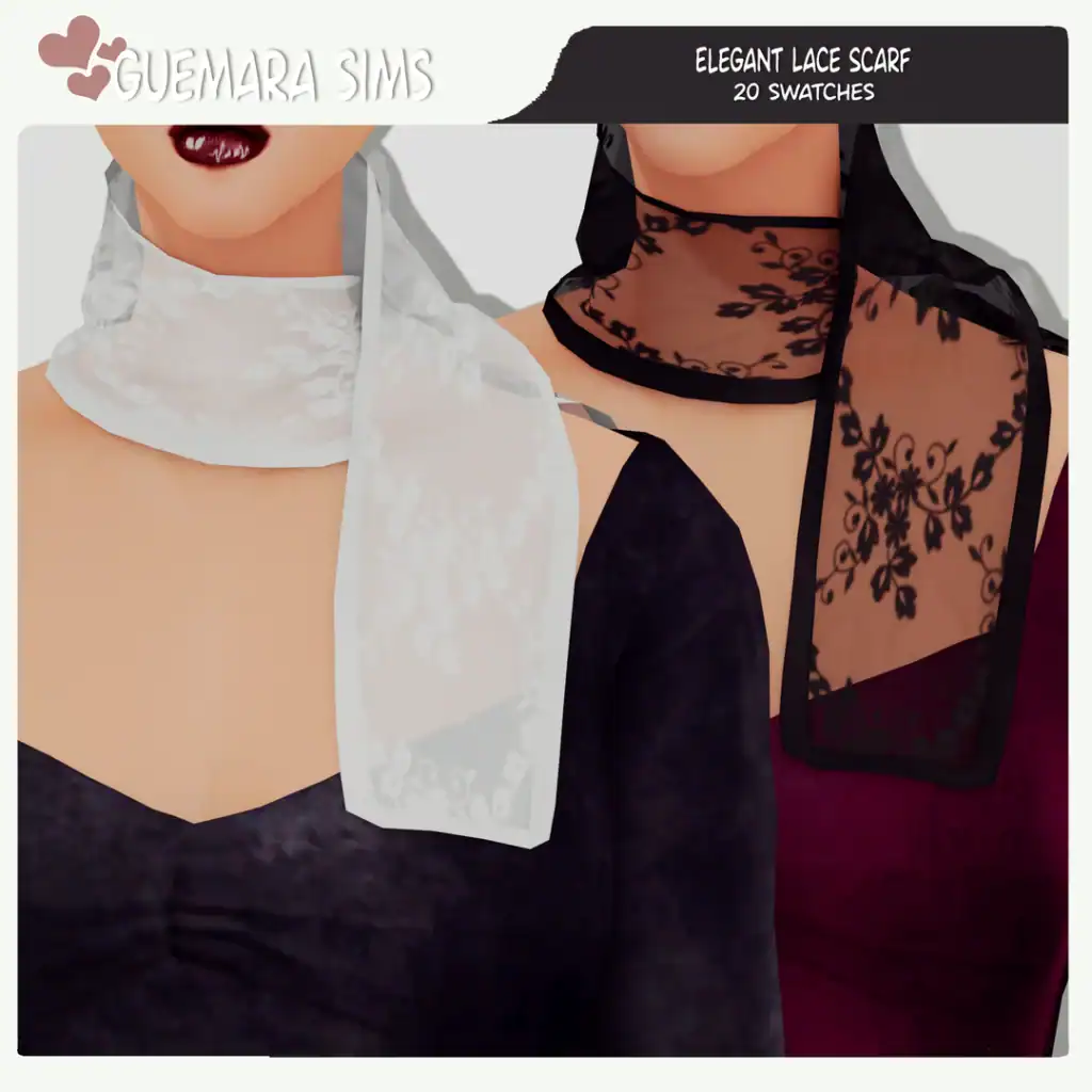 Elegant Lace Scarf