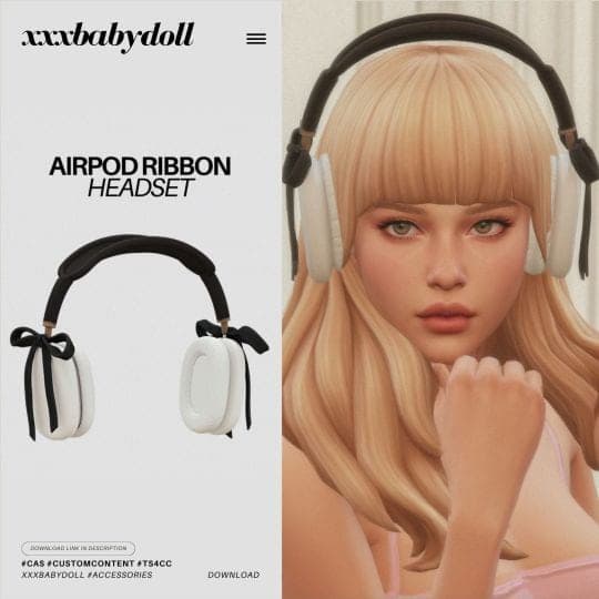AirPod Ribbon Headset