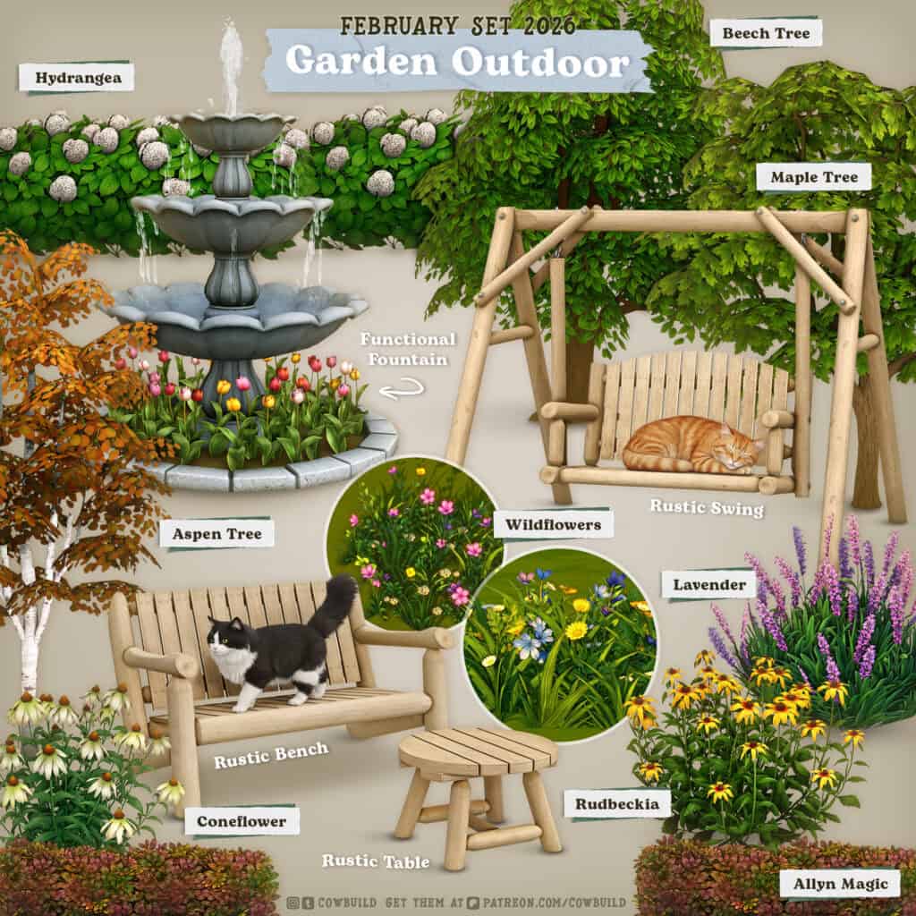 February 2026 Set: Garden Outdoor