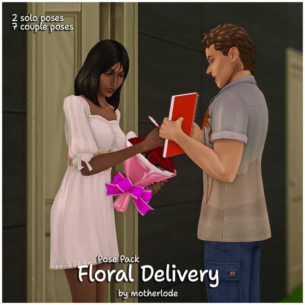 Floral Delivery Pose Pack