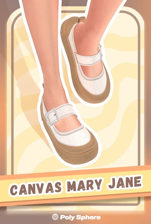 Canvas Mary Jane
