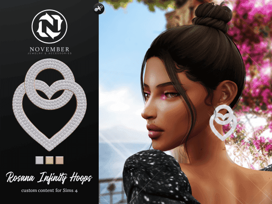 Rosana Infinity Hoops