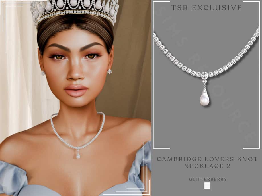 Cambridge Lovers Knot Necklace v2