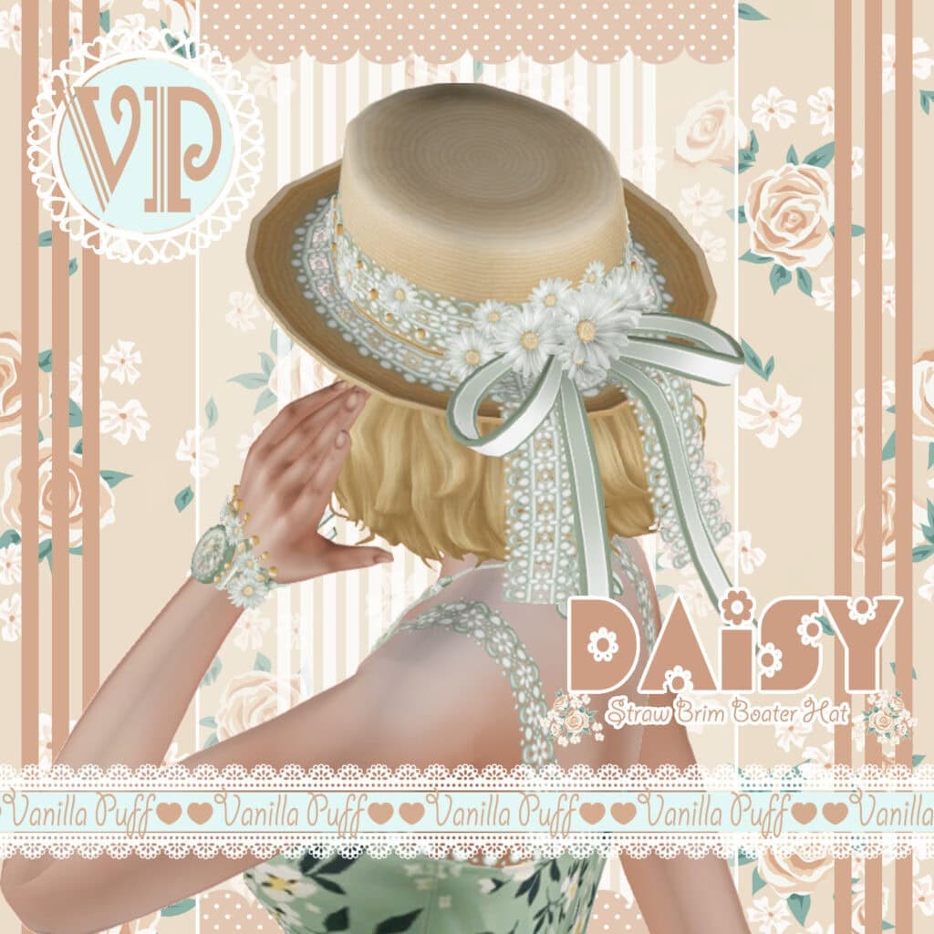Vanilla Puff Sims 4 Hat