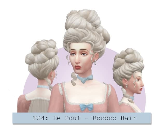 TS4: Le Pouf Rococo Hair
