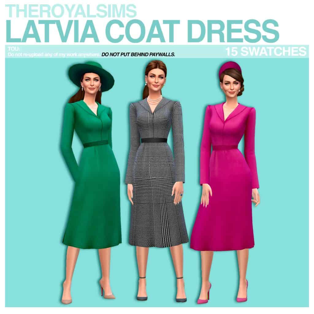 Latvia Coat Dress
