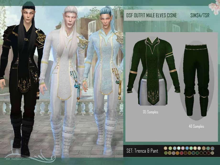 Outfit Male Elves Cisne