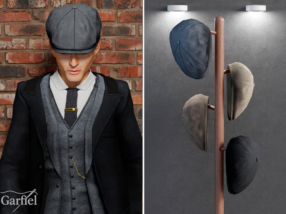 Adult – Vintage Flat Cap with Classic Design