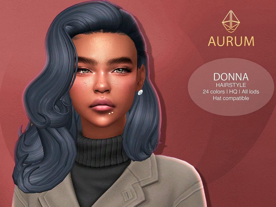 Aurum Donna Wavy Retro Hairstyle