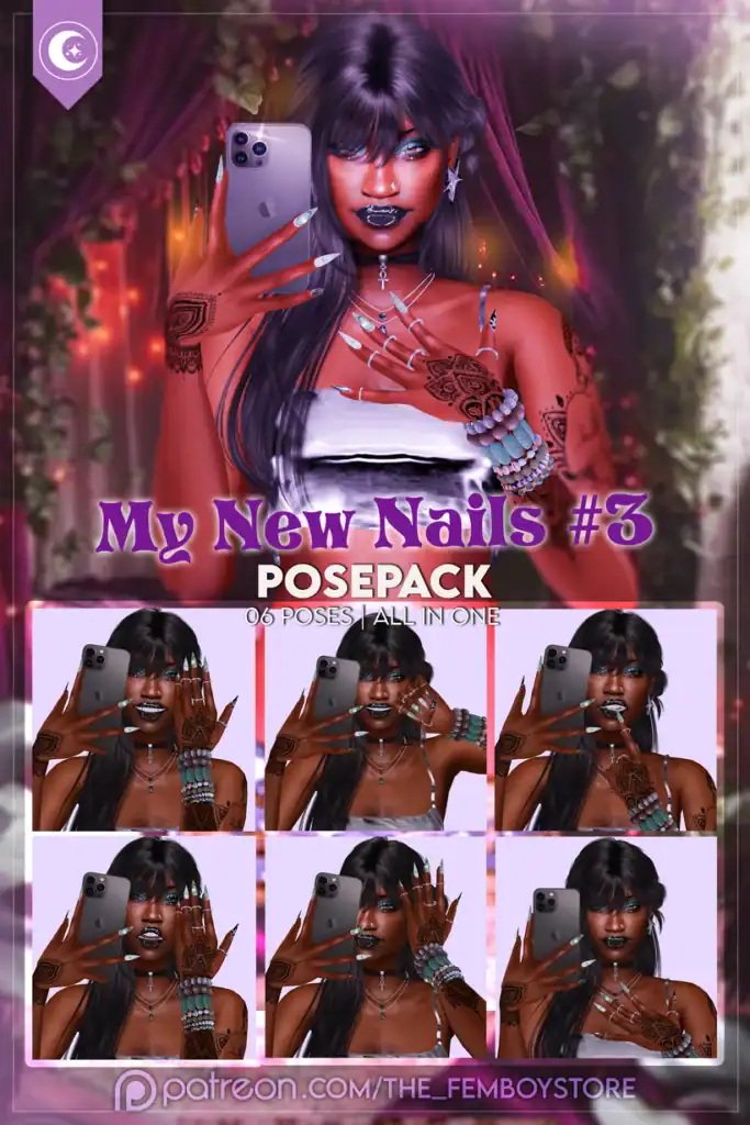 My New Nails #3 Pose Pack