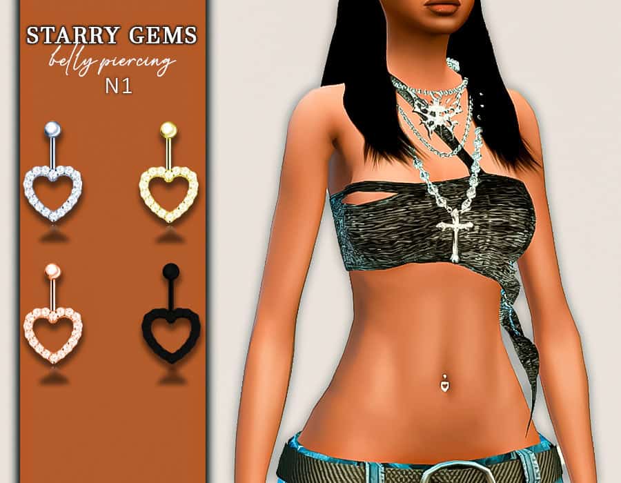 StarryGems Belly Piercing N1