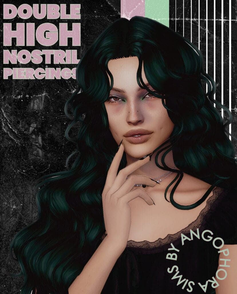 High Nostril Piercings