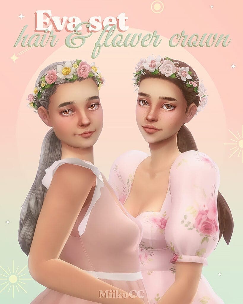 Eva Set – Hair & Flower Crown