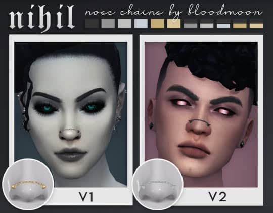 Nihil Nose Chains