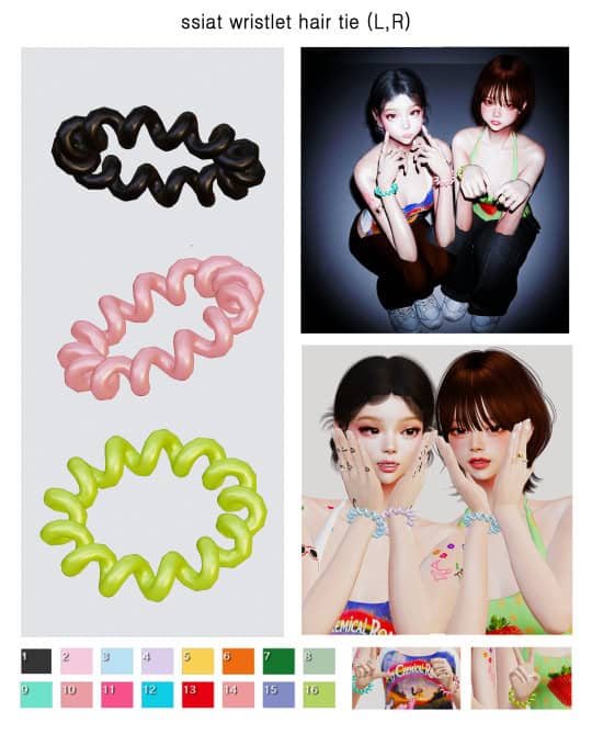 Ssiat Wristlet Hair Tie