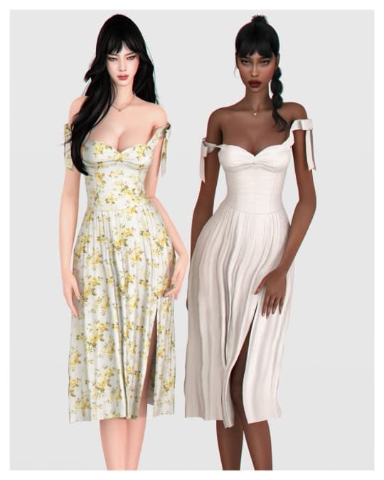 Off Shoulder Sun Dress