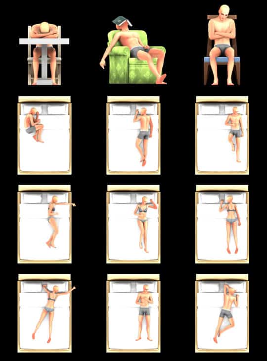 Sleeping Poses CC