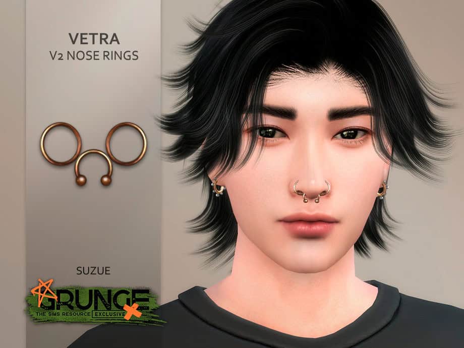 Grunge Vetra V2 Nose Rings