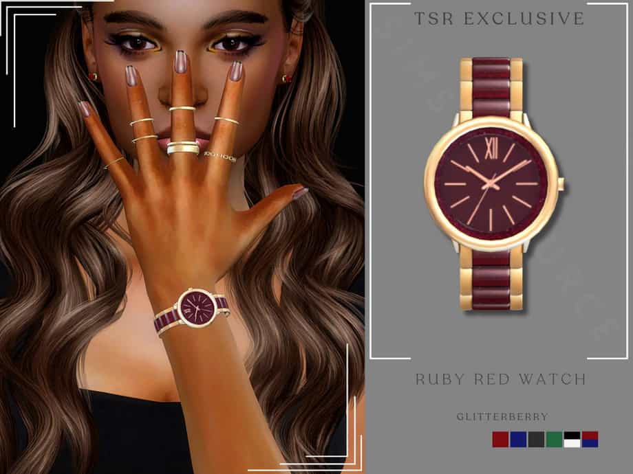 Ruby Red Watch