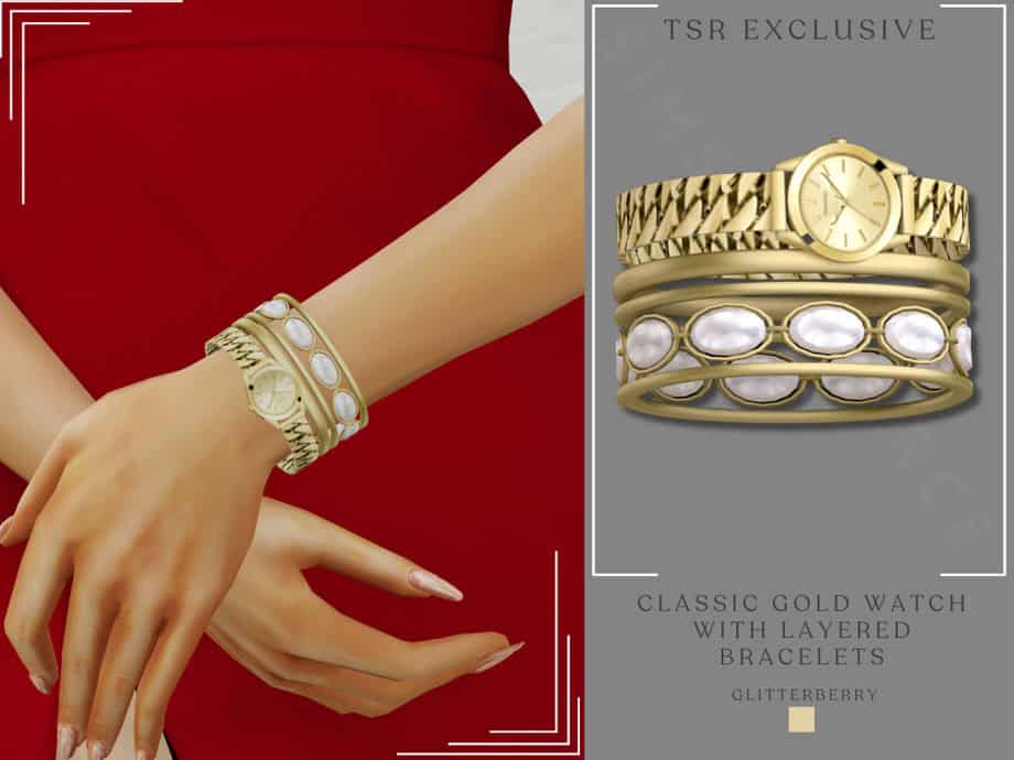 Classic Golden Watch