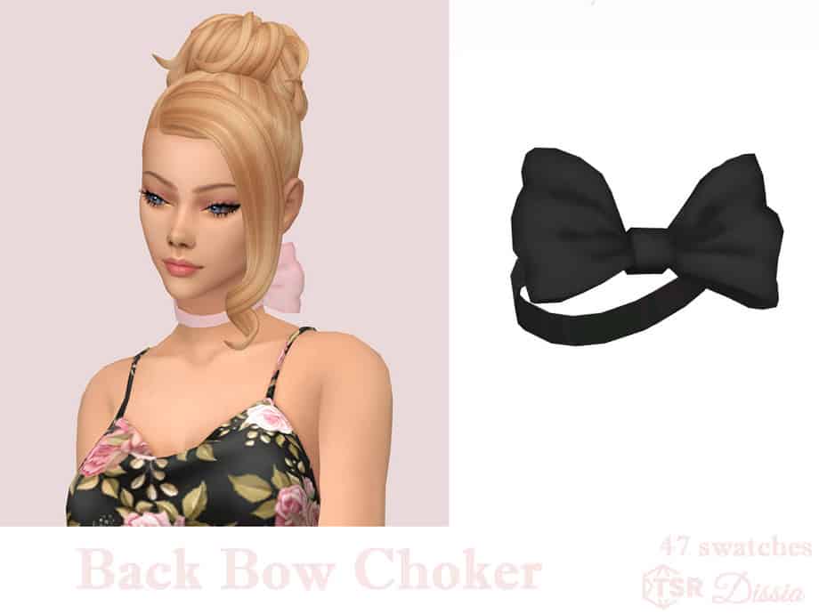 Back Bow Choker