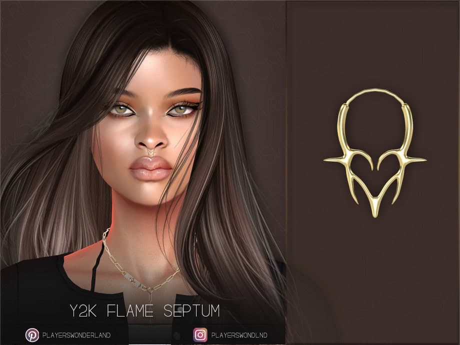 Y2K Flame Septum