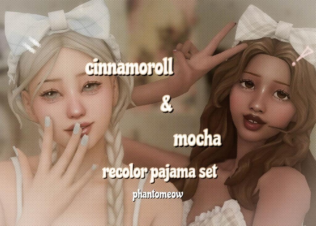 Cinnamoroll & Mocha Recolor Pajama Set