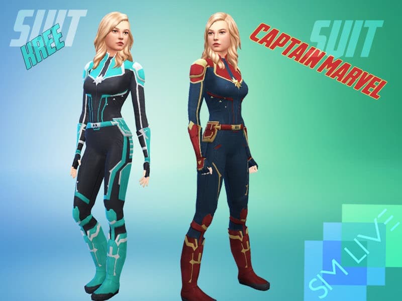 Captain Marvel Suit