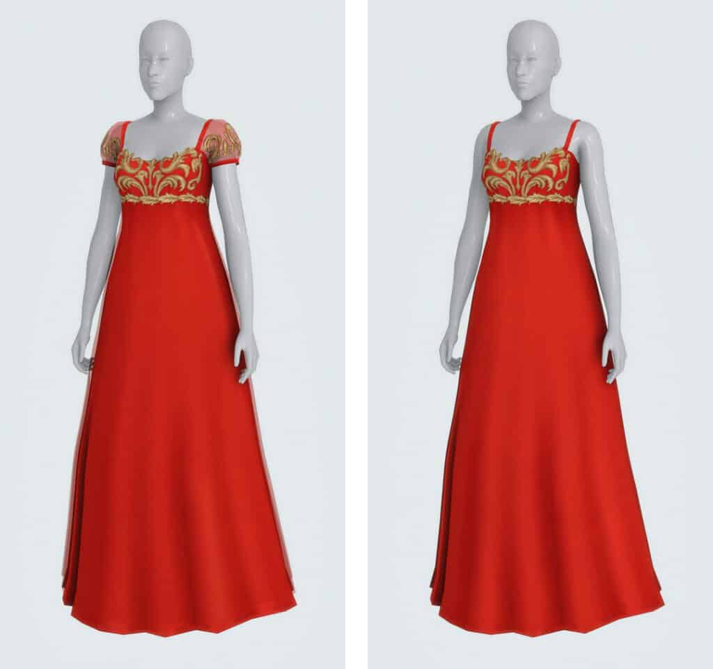 Empire Gown Edit