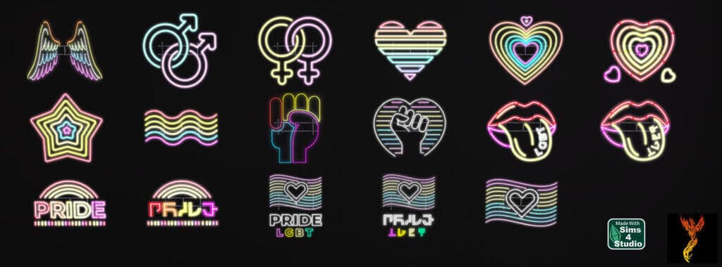Pride Neon Wall Lights