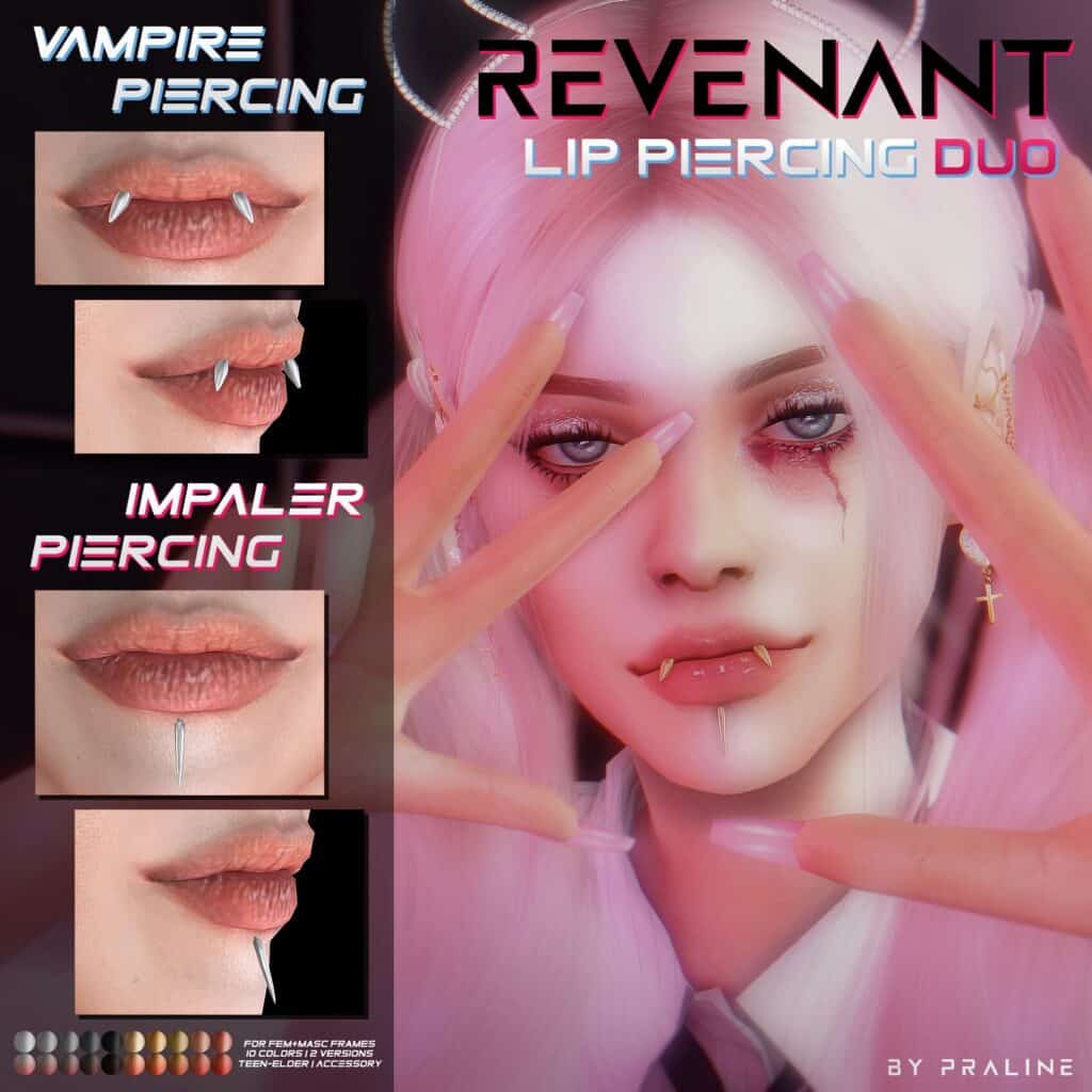 Revenant Lip Piercing Duo
