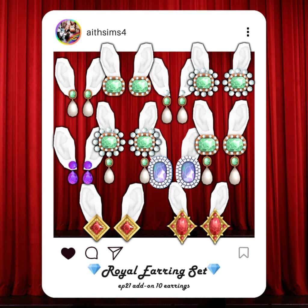 Royal Earrings Set