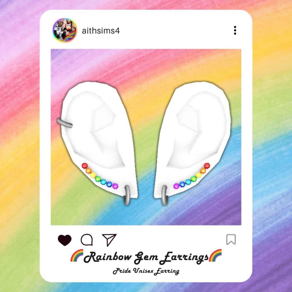 Rainbow Gem Earrings