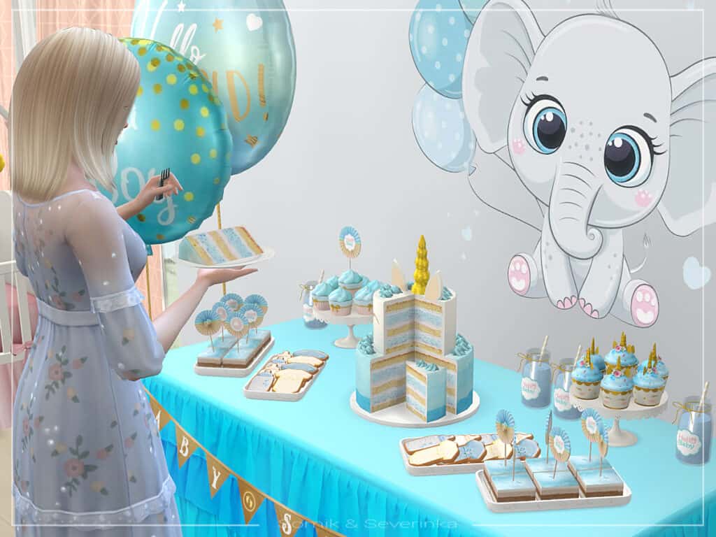 Banquet Table for Baby Shower