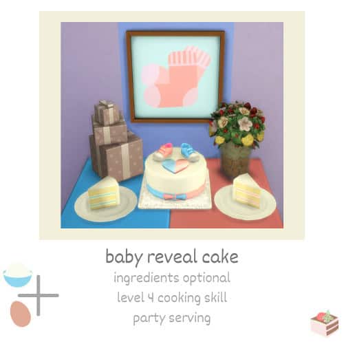 Baby Reveal Cake