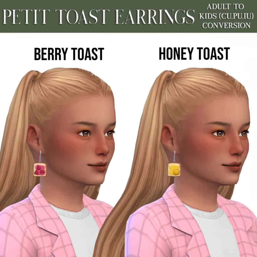 Petit Toast Earring Conversion