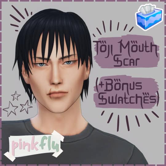 Toji Mouth Scar