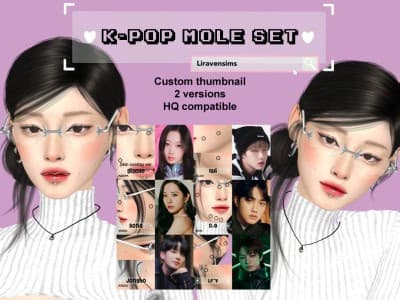 K-Pop Mole Set Ver 4