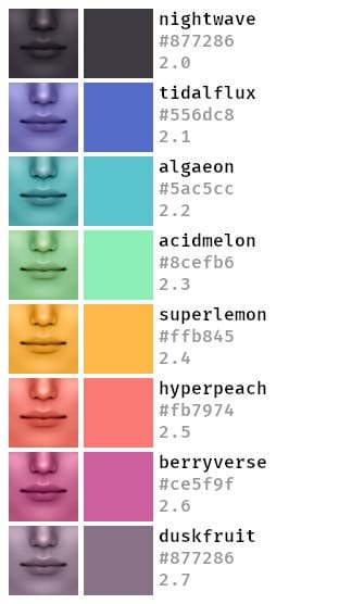 Rainbow Party Skinblend