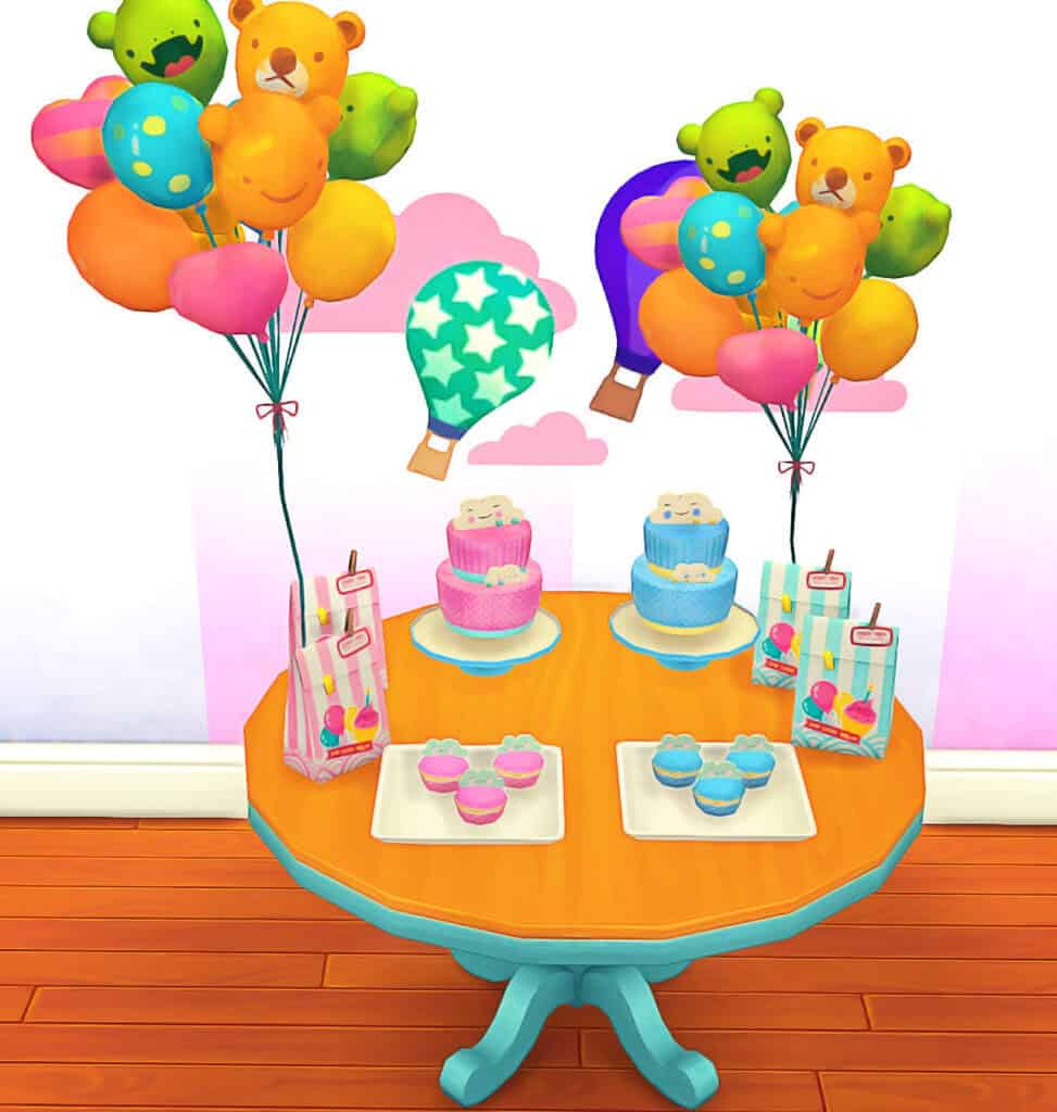 Josie Baby Shower Deco Cloud Cake and Cupcakes