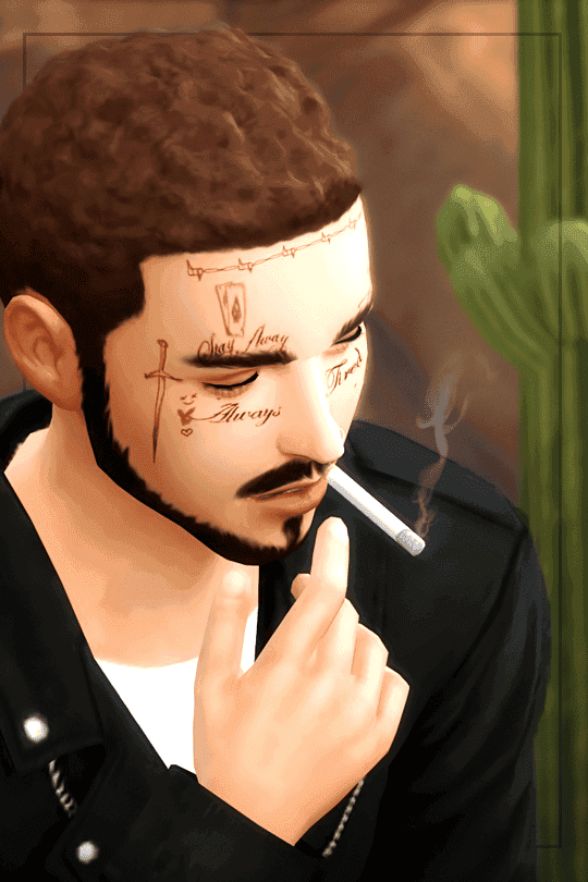 Post Malone Face Tattoos